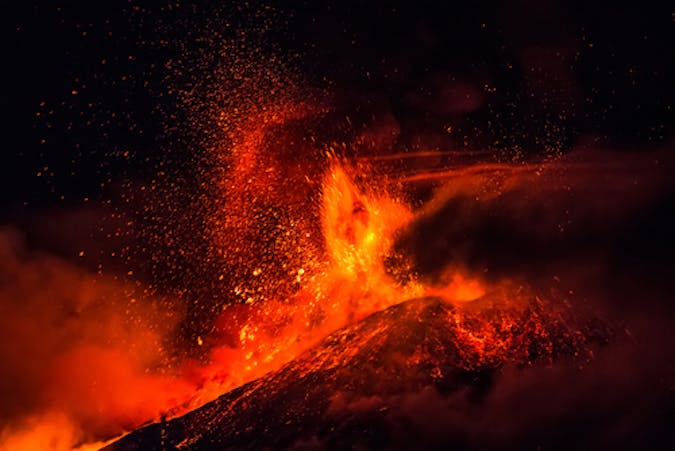 Volcanic earth