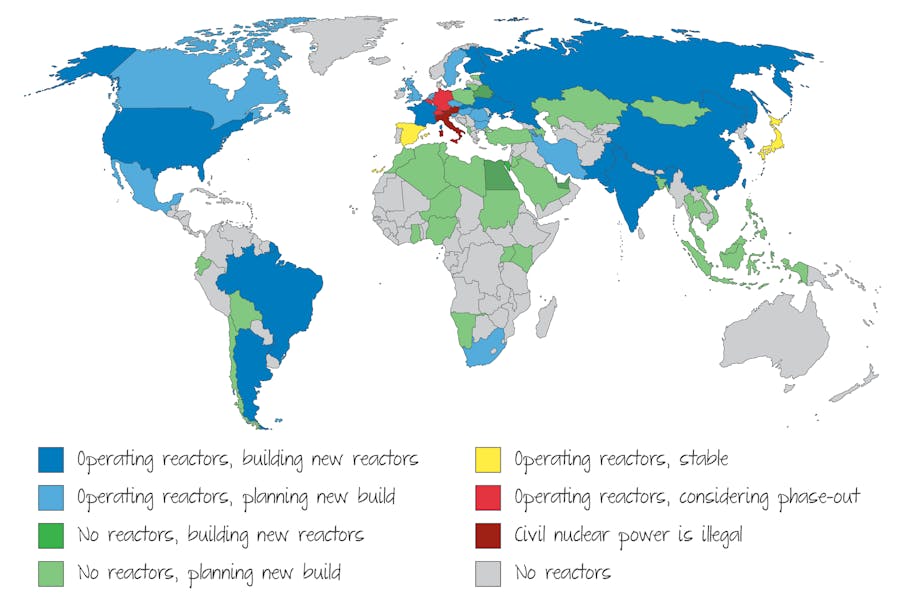 Nuclear power in the world 2014.