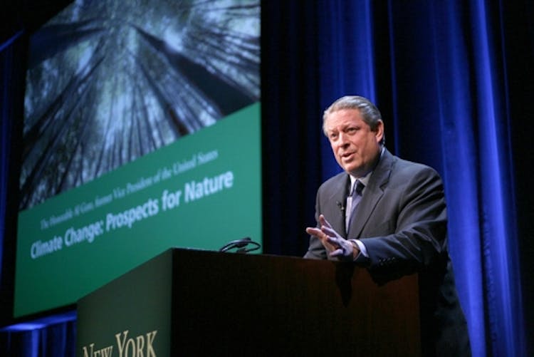 Al Gore’s campaign to take action against climate change includes a book and documentary entitled ‘An inconvenient truth’.